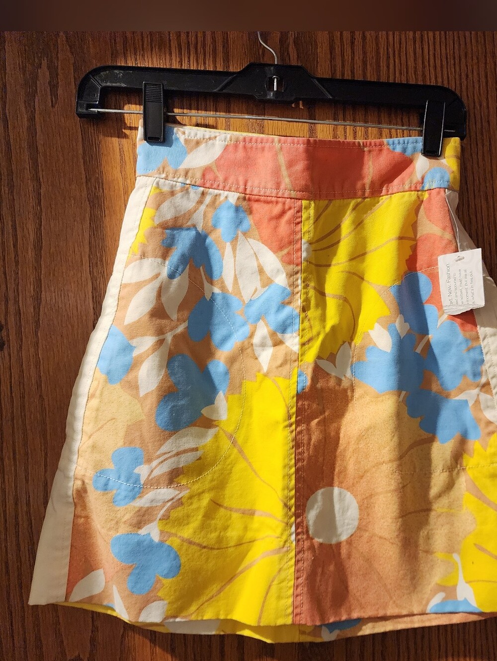 Tracy Feith Multi-Color Flower A-Line Mini Skirt  1 NWT